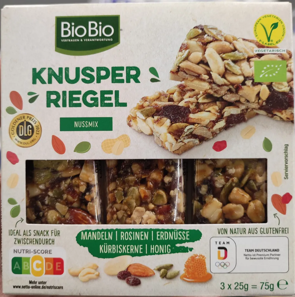Knusper-Riegel - Nussmix