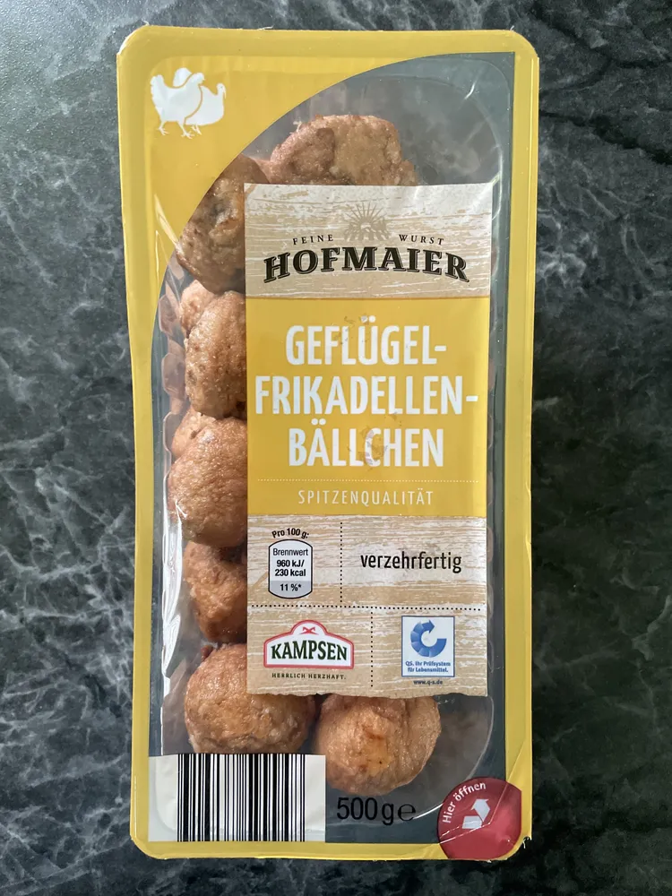 Geflügel-Frikadellen-Bällchen