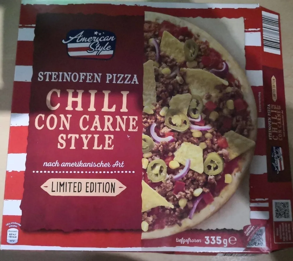 Steinofen Pizza Chilli con Carne Style