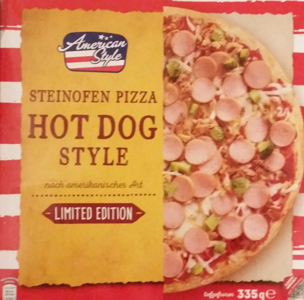 Steinofenpizza - Hot Dog Style