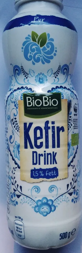 Fettermer Bio Kefir mild, 1,5 % Fett