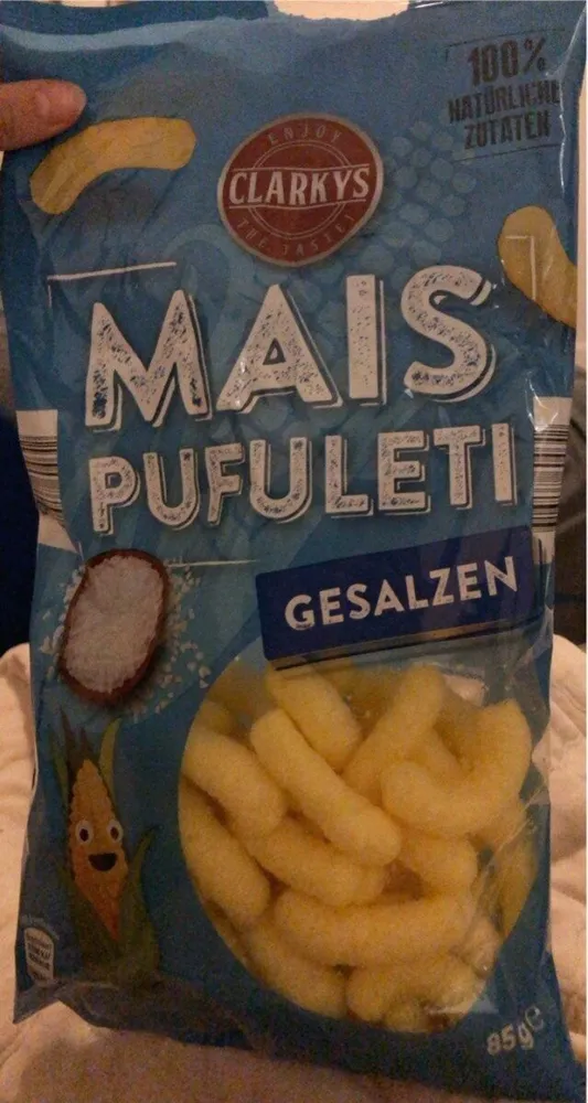 Mais Pufuleti, gesalzen