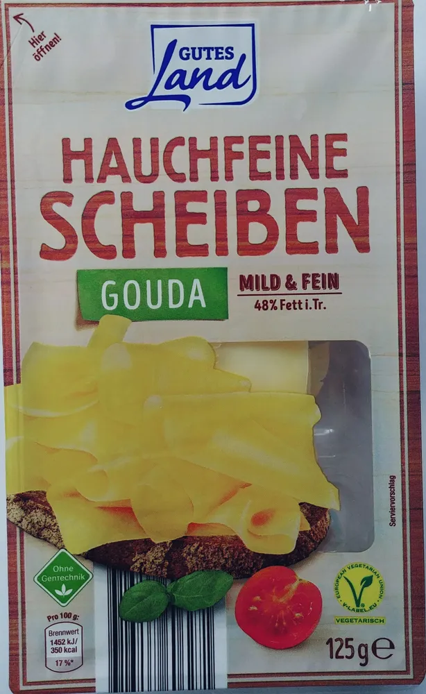 Gouda in Scheiben 48% Fett