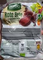 Bio-Rote Beete im Vakuumbeutel, gekocht