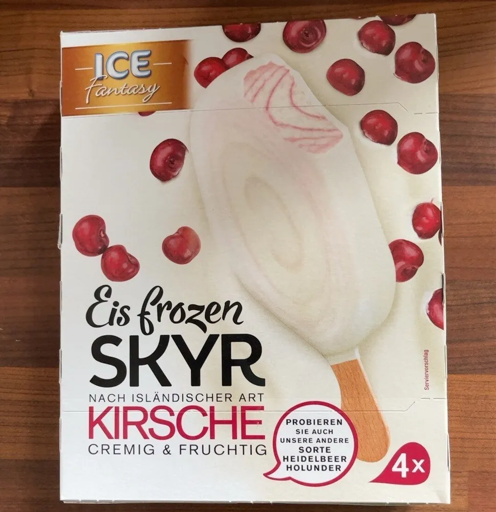 Eis frozen SKYR NACH ISLÄNDISCHER ART KIRSCHE CREMIG & FRUCHTIG
