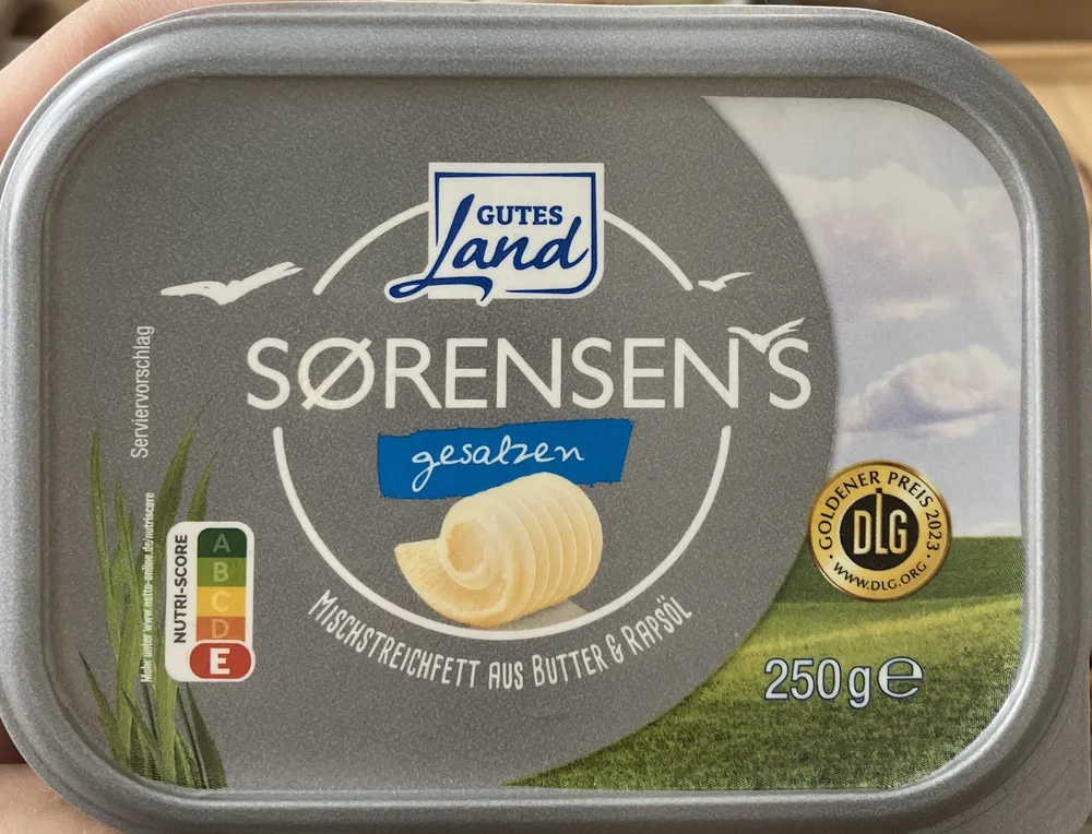 Margarine Soerensens gesalzen