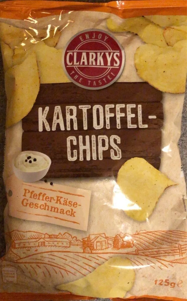 Kartoffelchips Pfeffer-Käse