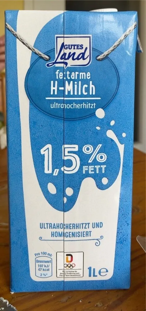 fettarme H-Milch (1,5%)