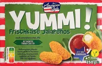 Yummi - Frischkäse-Jalapeños mit Paprika-Chili-Dip