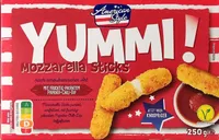 Yummi - Mozzarella-Sticks mit Paprika-Chili-Dip