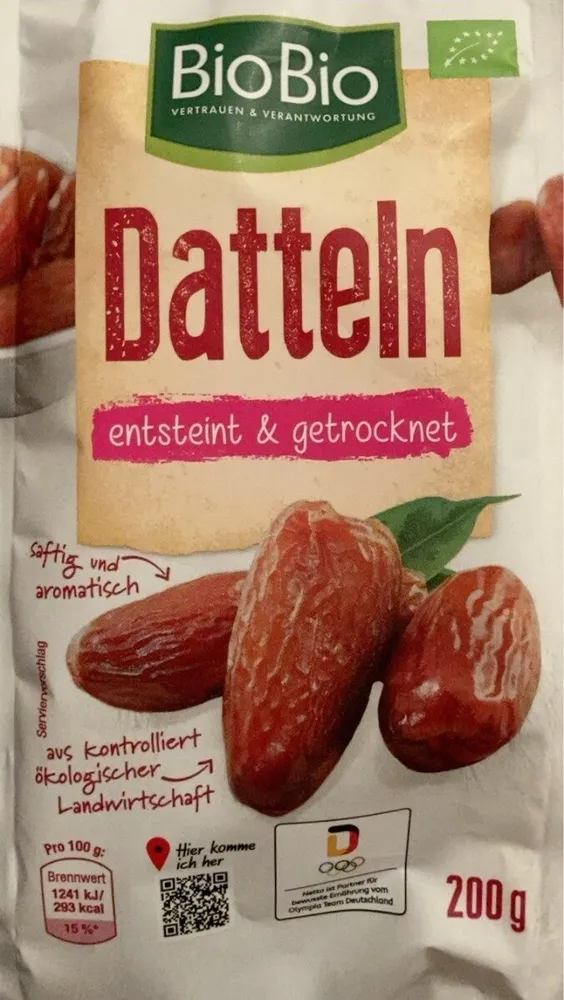 Bio-Datteln, entsteint & getrocknet