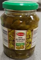 Grüne Jalapeños in Scheiben, feurig scharf