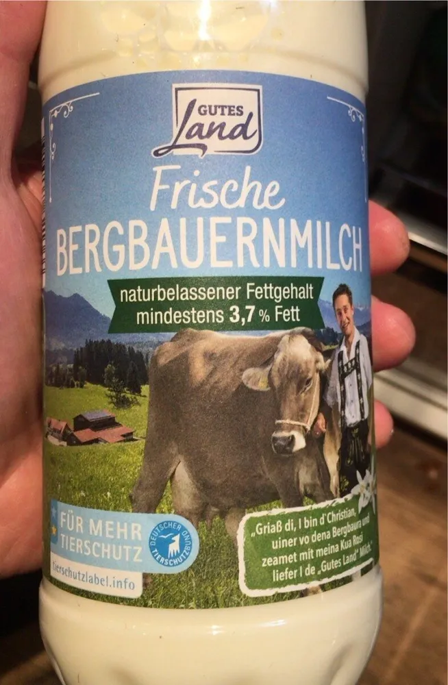 Frische Bergbauernmilch