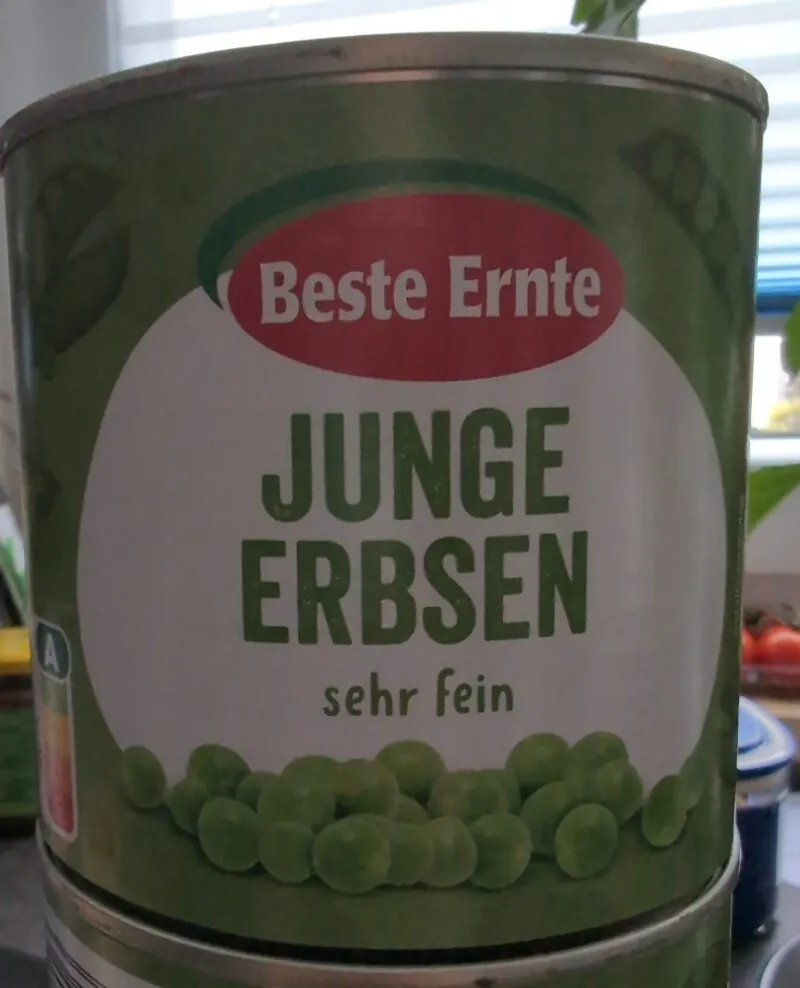 Junge Erbsen