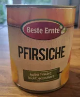 Pfirsiche, halbe Frucht