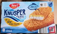 Knusper Filets mit Senf Honig Füllung