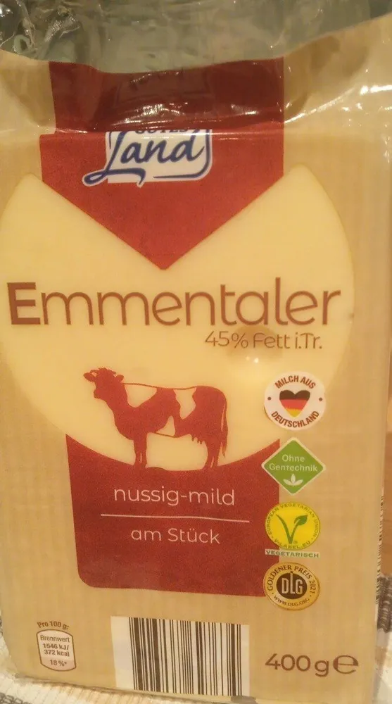 Emmentaler am Stück nussig + mild