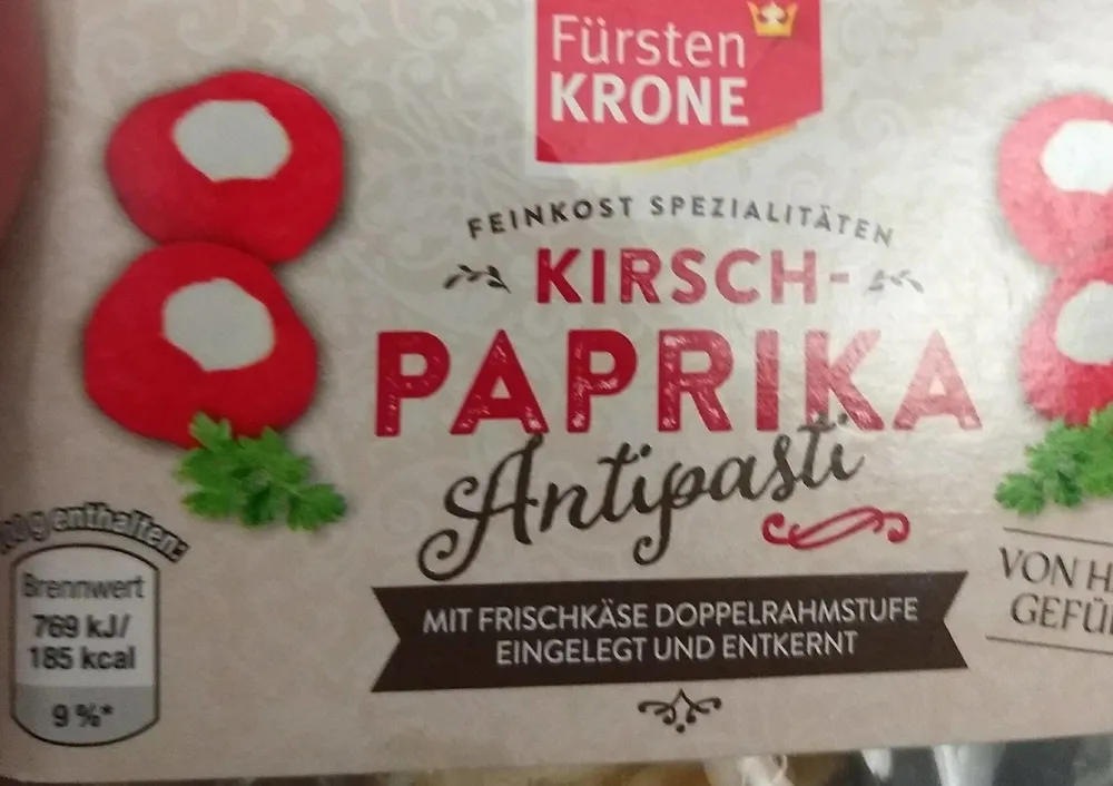 Kirschpaprika mit Frischkäse Doppelrahmstufe