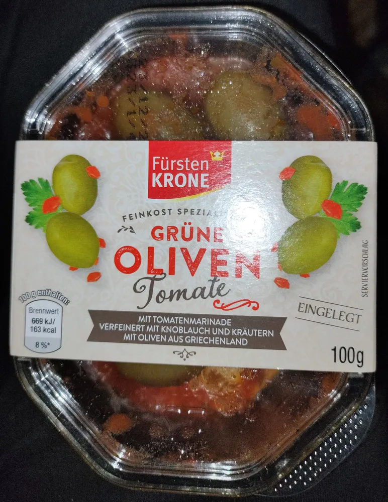 Grüne Oliven - Tomate