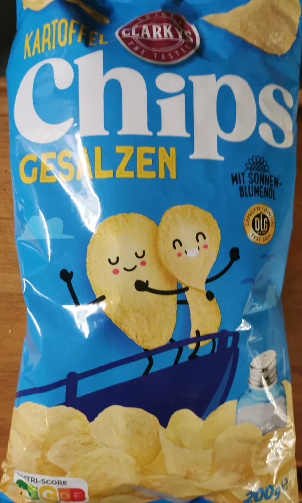 Kartoffel Chips Gesalzen