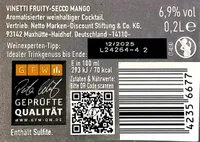 Fruity-Secco Mango 4er-Pack