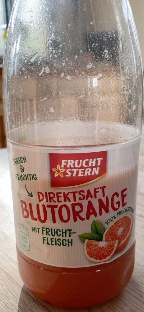 Direktsaft Blutorange mit Fruchtfleisch