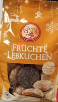 Früchte lebkuchen glasiert