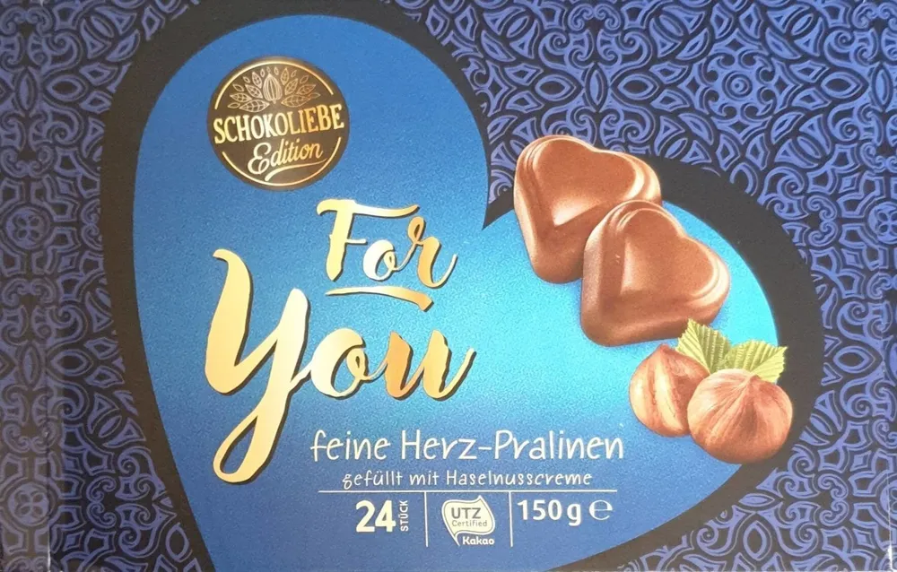Feine Herz-Pralinen