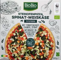 Steinofen Pizza Spinat-Weißkäse