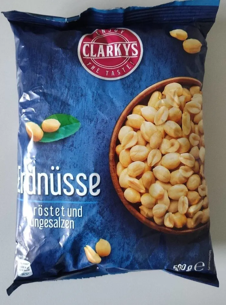 Erdnüsse geröstet und ungesalzen