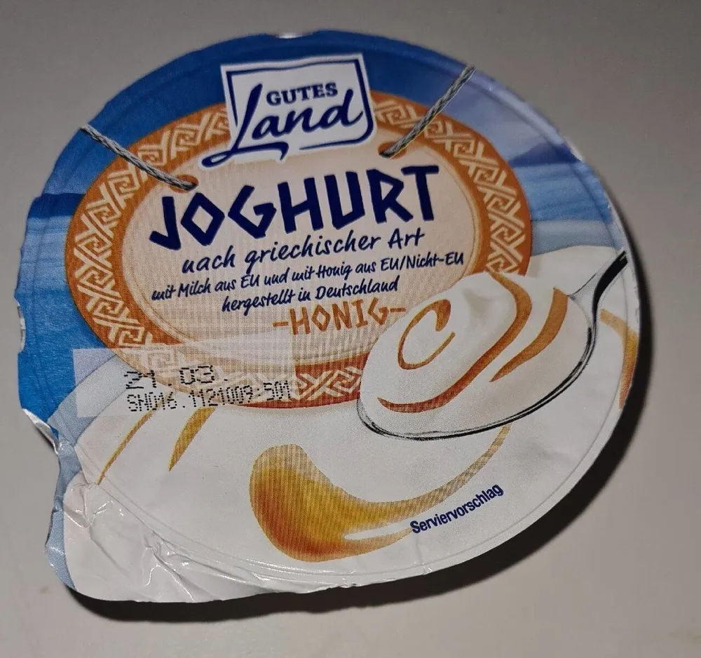 Joghurt nach griechischer Art mit Honig