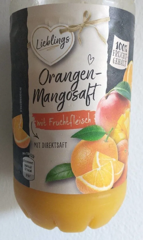 Orangen-Mangosaft