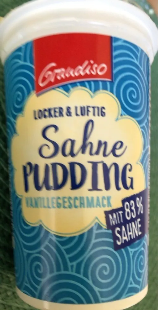 Sahne PUDDING VANILLEGESCHMACK