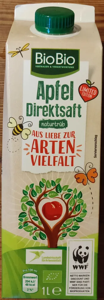 Apfel Direktsaft naturtrüb