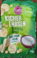 Kichererbsen Kartoffelsnack Sour Cream Onion Geschmack