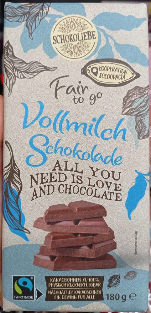 Vollmilch Schokolade