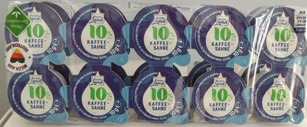 Kaffeesahne Portionsdose 10er-Pack