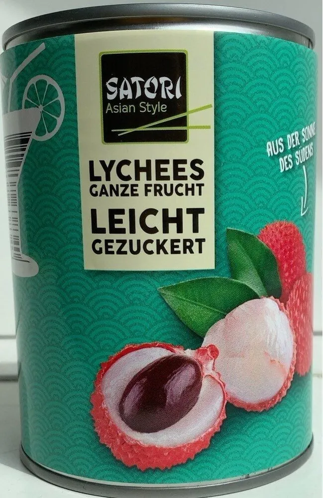 lychees leicht gezuckert