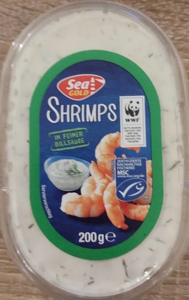 Shrimps in Dillsauce