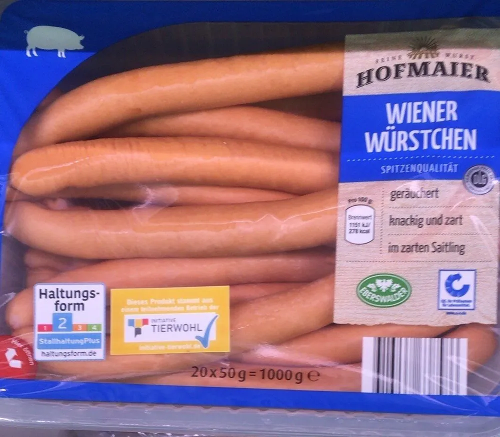 Wiener Würstchen geräuchert