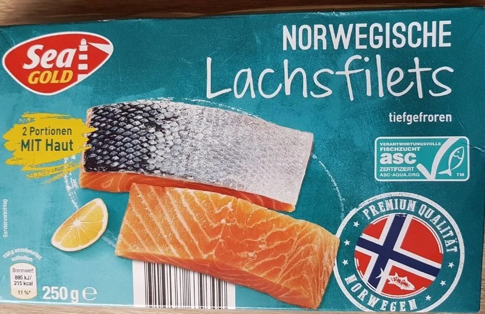 Norwegisches Lachsfilets