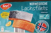Norwegisches Lachsfilets