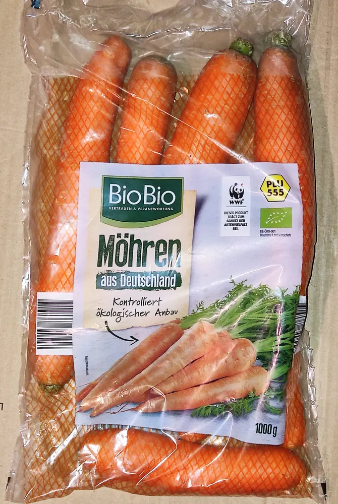 Bio-Möhren aus Deutschland