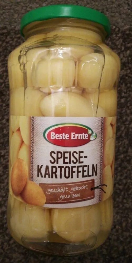 Kartoffeln im Glas