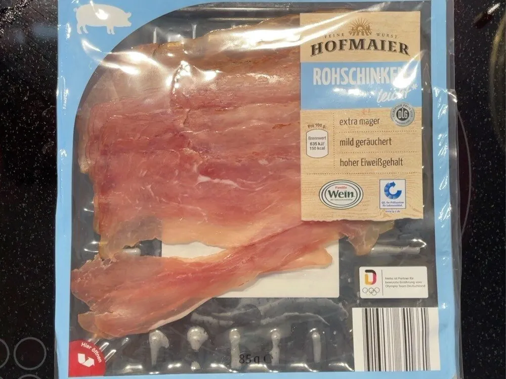 Rohschinken leicht