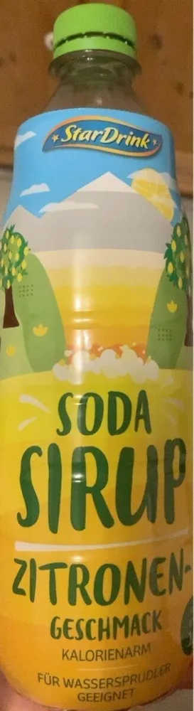 Soda Sirup Zitronengeschmack