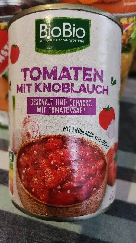 Tomaten mit Knoblauch