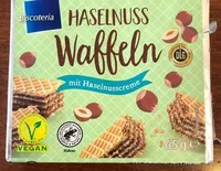 Haselnuss Waffeln