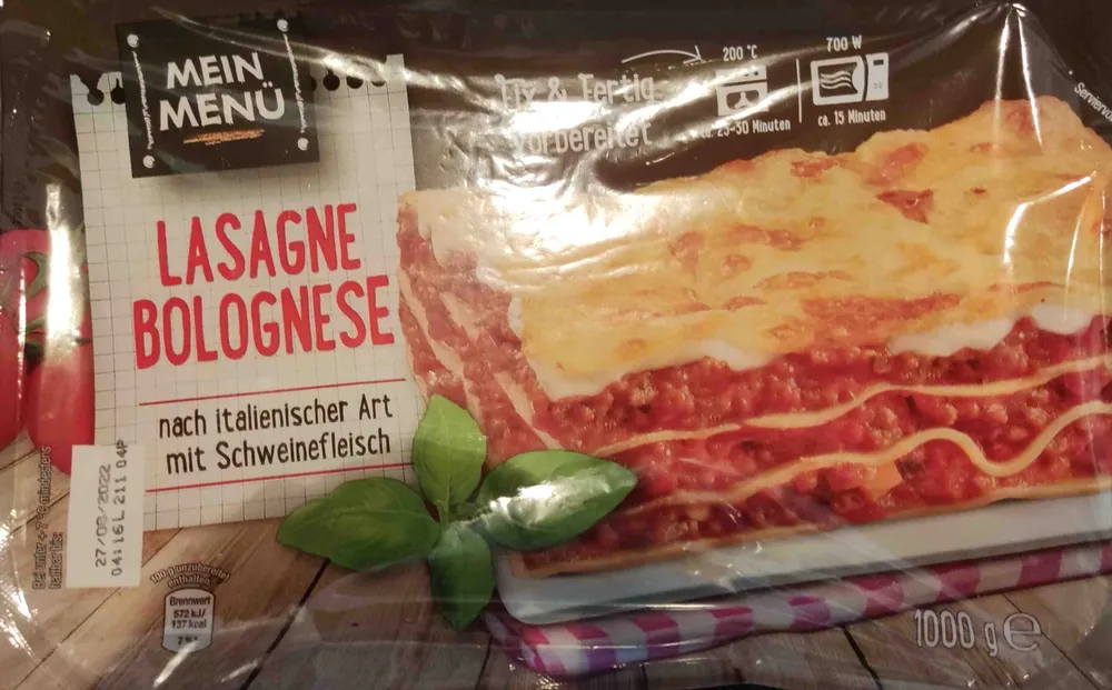 Lasagne Bolognese