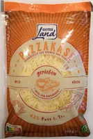 Pizzakäse gerieben